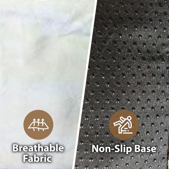 Ellie-Bo Replacement Dog Bed Cover Corduroy with Faux Fur Topping, 48-Inch, 117 x 75 cm, 2X-Large, Brown/Cream Ellie-Bo Replacement Dog Bed Cover Corduroy with Faux Fur Topping, 48-Inch, 117 x 75 cm, 2X-Large, Brown/Cream