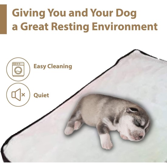 Ellie-Bo Replacement Dog Bed Cover Corduroy with Faux Fur Topping, 48-Inch, 117 x 75 cm, 2X-Large, Brown/Cream Ellie-Bo Replacement Dog Bed Cover Corduroy with Faux Fur Topping, 48-Inch, 117 x 75 cm, 2X-Large, Brown/Cream