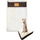 Ellie-Bo Replacement Dog Bed Cover with Faux Suede and Sheepskin Topping, 87 x 57 cm, Large, Brown Ellie-Bo Replacement Dog Bed Cover with Faux Suede and Sheepskin Topping, 87 x 57 cm, Large, Brown
