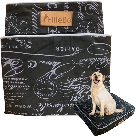 Ellie-Bo Replacement Voyager Dog Bed Cover, 48-Inch, 117 x 75 cm, 2X-Large, Black Ellie-Bo Replacement Voyager Dog Bed Cover, 48-Inch, 117 x 75 cm, 2X-Large, Black