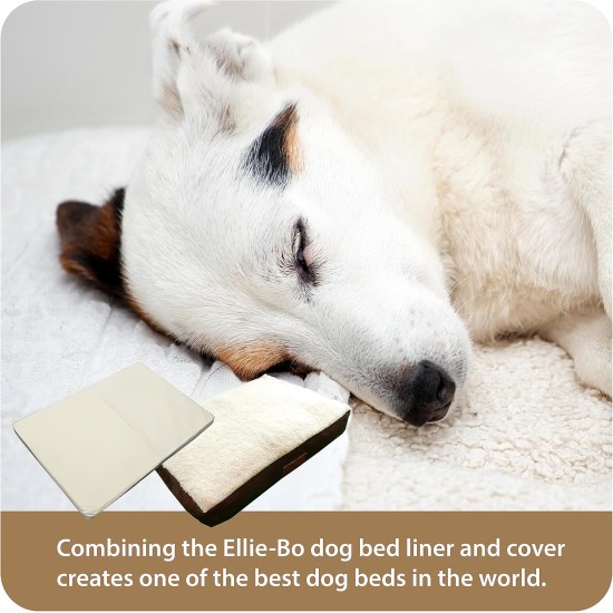 Ellie-Bo Replacement Waterproof Dog Bed Cover, 87 x 57 cm, Large, Green Ellie-Bo Replacement Waterproof Dog Bed Cover, 87 x 57 cm, Large, Green