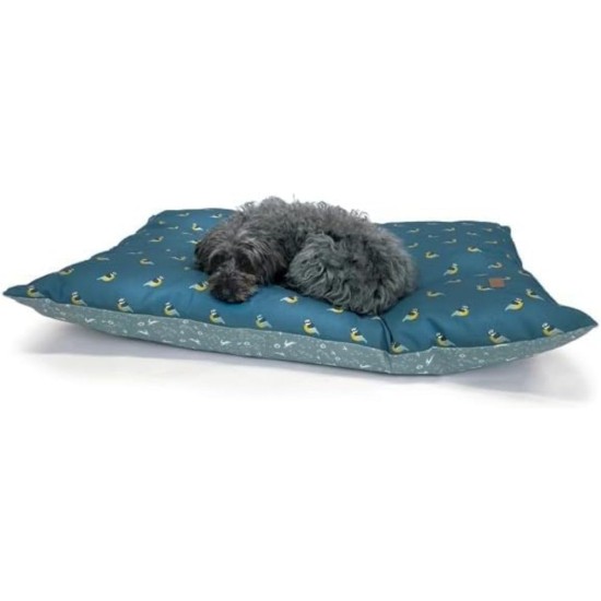 FATFACE Flying Birds Super Soft Sustainable Large Dog Blanket - Blue/Teal FATFACE Flying Birds Super Soft Sustainable Large Dog Blanket - Blue/Teal