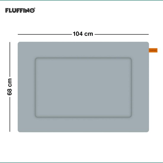 FLUFFINO® Dog Blanket - Fluffy, Soft and Washable (Size: L, M, S; Colour: Grey or Green) - Faux Suede For Increased Slip Resistance - For Large and Small Dogs or Cats - Dog Mat / Cushion / Cat Blanket FLUFFINO® Dog Blanket - Fluffy, Soft and Washable (Size: L, M, S; Colour: Grey or Green) - Faux Suede For Increased Slip Resistance - For Large and Small Dogs or Cats - Dog Mat / Cushion / Cat Blanket