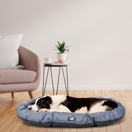 Ferplast Dog Cushion Dog Sofa Dog Bed for Large Dogs Dog Basket Removable Cover Orthopaedic Dog Bed Dog Mattress Washable Dog Mat Waterproof 110 x 70 x H 8 cm Grey Ferplast Dog Cushion Dog Sofa Dog Bed for Large Dogs Dog Basket Removable Cover Orthopaedic Dog Bed Dog Mattress Washable Dog Mat Waterproof 110 x 70 x H 8 cm Grey