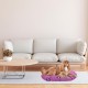 Ferplast Dog Cushion Dog Sofa Dog Bed for Large Dogs Dog Basket Removable Cover Orthopaedic Dog Bed Dog Mattress Washable Dog Mat Waterproof 110 x 70 x H 8 cm Grey