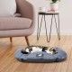 Ferplast Dog Cushion Dog Sofa Dog Bed for Large Dogs Dog Basket Removable Cover Orthopaedic Dog Bed Dog Mattress Washable Dog Mat Waterproof 110 x 70 x H 8 cm Grey
