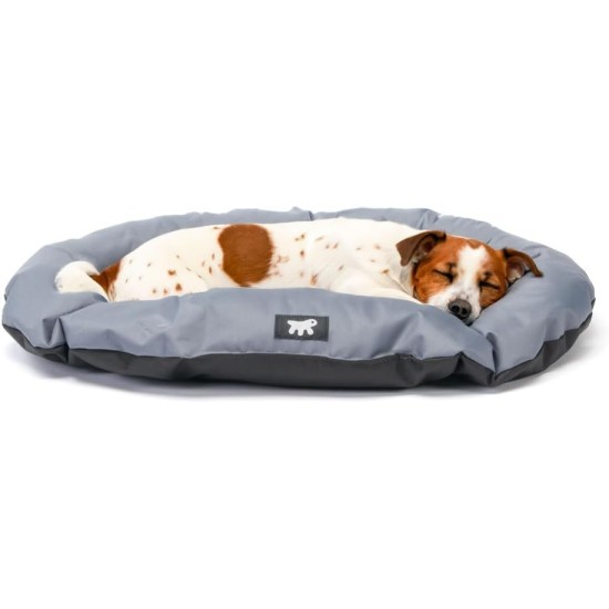 Ferplast Dog Cushion Dog Sofa Dog Bed for Large Dogs Dog Basket Removable Cover Orthopaedic Dog Bed Dog Mattress Washable Dog Mat Waterproof 110 x 70 x H 8 cm Grey Ferplast Dog Cushion Dog Sofa Dog Bed for Large Dogs Dog Basket Removable Cover Orthopaedic Dog Bed Dog Mattress Washable Dog Mat Waterproof 110 x 70 x H 8 cm Grey