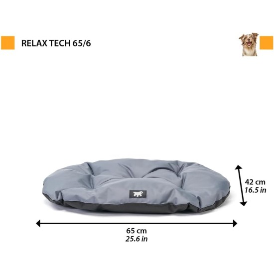 Ferplast Dog Cushion Dog Sofa Dog Bed for Large Dogs Dog Basket Removable Cover Orthopaedic Dog Bed Dog Mattress Washable Dog Mat Waterproof 110 x 70 x H 8 cm Grey Ferplast Dog Cushion Dog Sofa Dog Bed for Large Dogs Dog Basket Removable Cover Orthopaedic Dog Bed Dog Mattress Washable Dog Mat Waterproof 110 x 70 x H 8 cm Grey