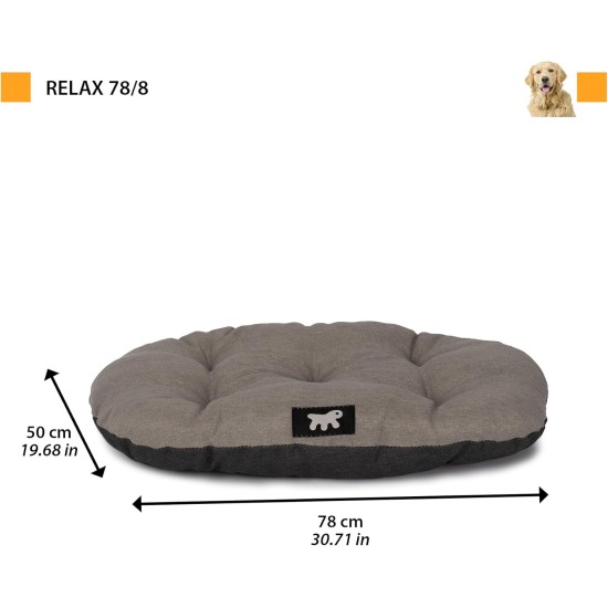 Ferplast Hundebett Relax, Hundekissen, Katzenkissen, Hundematte für Hundehütten und Autos – waschbar – aus Baumwolle mit weicher Polsterung, 43 x 30 cm. Braun Ferplast Hundebett Relax, Hundekissen, Katzenkissen, Hundematte für Hundehütten und Autos – waschbar – aus Baumwolle mit weicher Polsterung, 43 x 30 cm. Braun