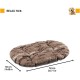 Ferplast Hundebett Relax, Hundekissen, Katzenkissen, Hundematte für Hundehütten und Autos – waschbar – aus Baumwolle mit weicher Polsterung, 43 x 30 cm. Braun Ferplast Hundebett Relax, Hundekissen, Katzenkissen, Hundematte für Hundehütten und Autos – waschbar – aus Baumwolle mit weicher Polsterung, 43 x 30 cm. Braun