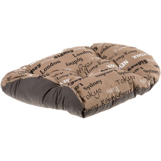 Ferplast Hundebett Relax, Hundekissen, Katzenkissen, Hundematte für Hundehütten und Autos – waschbar – aus Baumwolle mit weicher Polsterung, 43 x 30 cm. Braun Ferplast Hundebett Relax, Hundekissen, Katzenkissen, Hundematte für Hundehütten und Autos – waschbar – aus Baumwolle mit weicher Polsterung, 43 x 30 cm. Braun