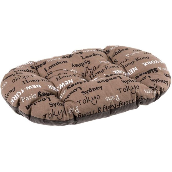 Ferplast Hundebett Relax, Hundekissen, Katzenkissen, Hundematte für Hundehütten und Autos – waschbar – aus Baumwolle mit weicher Polsterung, 43 x 30 cm. Braun Ferplast Hundebett Relax, Hundekissen, Katzenkissen, Hundematte für Hundehütten und Autos – waschbar – aus Baumwolle mit weicher Polsterung, 43 x 30 cm. Braun