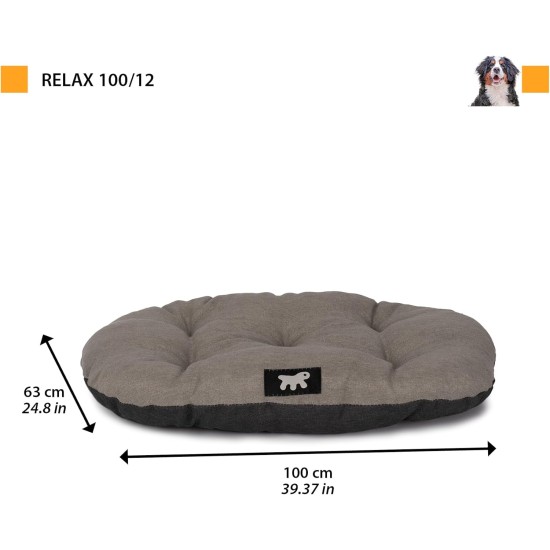 Ferplast Hundebett Relax, Hundekissen, Katzenkissen, Hundematte für Hundehütten und Autos – waschbar – aus Baumwolle mit weicher Polsterung, 43 x 30 cm. Braun Ferplast Hundebett Relax, Hundekissen, Katzenkissen, Hundematte für Hundehütten und Autos – waschbar – aus Baumwolle mit weicher Polsterung, 43 x 30 cm. Braun