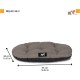 Ferplast Hundebett Relax, Hundekissen, Katzenkissen, Hundematte für Hundehütten und Autos – waschbar – aus Baumwolle mit weicher Polsterung, 43 x 30 cm. Braun Ferplast Hundebett Relax, Hundekissen, Katzenkissen, Hundematte für Hundehütten und Autos – waschbar – aus Baumwolle mit weicher Polsterung, 43 x 30 cm. Braun