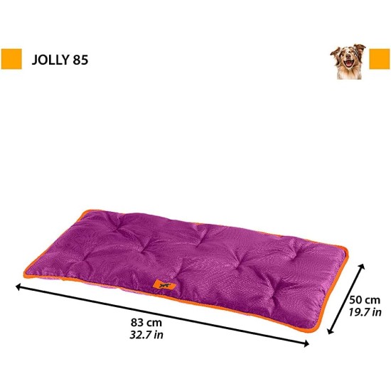 Ferplast Jolly Dog and Cat Mat, Washable Dog Bed, Dog Cushion, Waterproof and Scratch-Resistant, Mat for Dog Kennels, Car, Dog Basket, 83 x 50 cm, M, Brown Ferplast Jolly Dog and Cat Mat, Washable Dog Bed, Dog Cushion, Waterproof and Scratch-Resistant, Mat for Dog Kennels, Car, Dog Basket, 83 x 50 cm, M, Brown