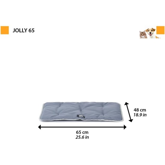 Ferplast Jolly Dog and Cat Mat, Washable Dog Bed, Dog Cushion, Waterproof and Scratch-Resistant, Mat for Dog Kennels, Car, Dog Basket, 83 x 50 cm, M, Brown Ferplast Jolly Dog and Cat Mat, Washable Dog Bed, Dog Cushion, Waterproof and Scratch-Resistant, Mat for Dog Kennels, Car, Dog Basket, 83 x 50 cm, M, Brown