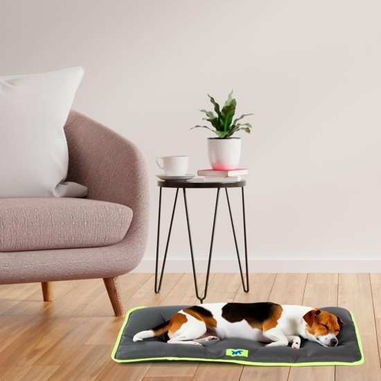 Ferplast Jolly Dog and Cat Mat, Washable Dog Bed, Dog Cushion, Waterproof and Scratch-Resistant, Mat for Dog Kennels, Car, Dog Basket, 83 x 50 cm, M, Brown Ferplast Jolly Dog and Cat Mat, Washable Dog Bed, Dog Cushion, Waterproof and Scratch-Resistant, Mat for Dog Kennels, Car, Dog Basket, 83 x 50 cm, M, Brown