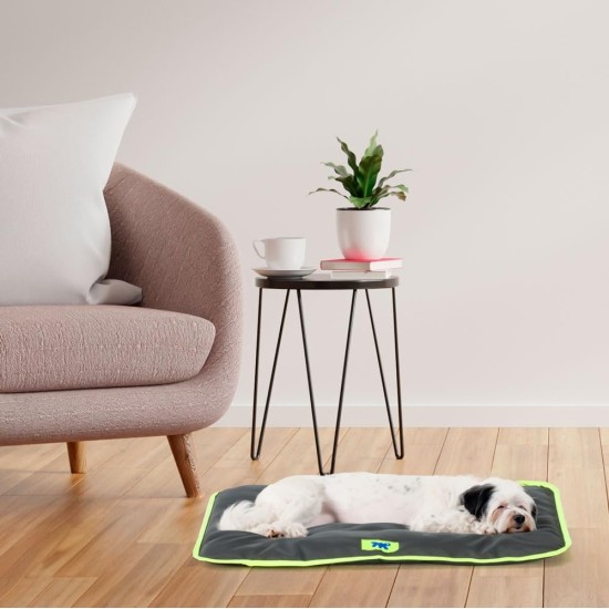 Ferplast Jolly Dog and Cat Mat, Washable Dog Bed, Dog Cushion, Waterproof and Scratch-Resistant, Mat for Dog Kennels, Car, Dog Basket, 83 x 50 cm, M, Brown Ferplast Jolly Dog and Cat Mat, Washable Dog Bed, Dog Cushion, Waterproof and Scratch-Resistant, Mat for Dog Kennels, Car, Dog Basket, 83 x 50 cm, M, Brown