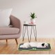 Ferplast Jolly Dog and Cat Mat, Washable Dog Bed, Dog Cushion, Waterproof and Scratch-Resistant, Mat for Dog Kennels, Car, Dog Basket, 83 x 50 cm, M, Brown Ferplast Jolly Dog and Cat Mat, Washable Dog Bed, Dog Cushion, Waterproof and Scratch-Resistant, Mat for Dog Kennels, Car, Dog Basket, 83 x 50 cm, M, Brown