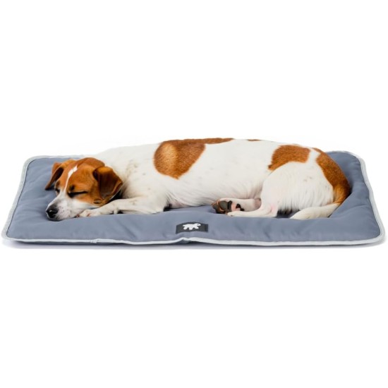 Ferplast Jolly Dog and Cat Mat, Washable Dog Bed, Dog Cushion, Waterproof and Scratch-Resistant, Mat for Dog Kennels, Car, Dog Basket, 83 x 50 cm, M, Brown Ferplast Jolly Dog and Cat Mat, Washable Dog Bed, Dog Cushion, Waterproof and Scratch-Resistant, Mat for Dog Kennels, Car, Dog Basket, 83 x 50 cm, M, Brown