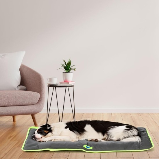 Ferplast Jolly Dog and Cat Mat, Washable Dog Bed, Dog Cushion, Waterproof and Scratch-Resistant, Mat for Dog Kennels, Car, Dog Basket, 83 x 50 cm, M, Brown Ferplast Jolly Dog and Cat Mat, Washable Dog Bed, Dog Cushion, Waterproof and Scratch-Resistant, Mat for Dog Kennels, Car, Dog Basket, 83 x 50 cm, M, Brown