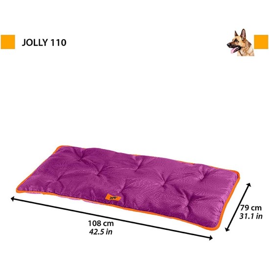 Ferplast Jolly Dog and Cat Mat, Washable Dog Bed, Dog Cushion, Waterproof and Scratch-Resistant, Mat for Dog Kennels, Car, Dog Basket, 83 x 50 cm, M, Brown Ferplast Jolly Dog and Cat Mat, Washable Dog Bed, Dog Cushion, Waterproof and Scratch-Resistant, Mat for Dog Kennels, Car, Dog Basket, 83 x 50 cm, M, Brown