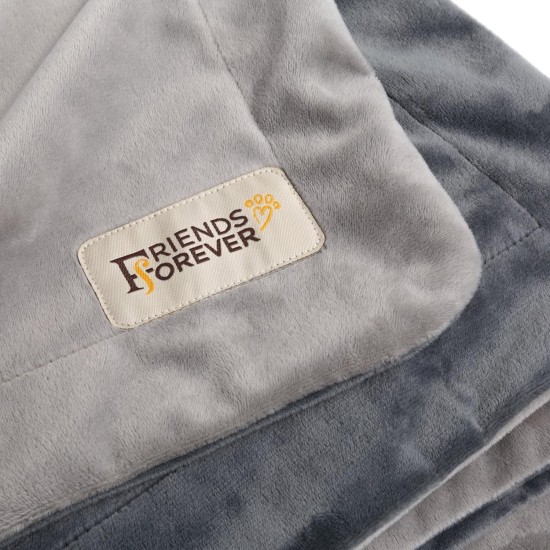 Friends Forever Heavy Duty Dog Blanket for Couch Protector, Two Tone Reversible Pet Hair Resistant Blanket for Dogs, Cats, Bed, Kennel, Crate, Car Seat, Soft Velvet, Warm Fleece (Large, 130X Friends Forever Heavy Duty Dog Blanket for Couch Protector, Two Tone Reversible Pet Hair Resistant Blanket for Dogs, Cats, Bed, Kennel, Crate, Car Seat, Soft Velvet, Warm Fleece (Large, 130X
