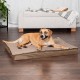 Furhaven Extra Soft Replacement Faux Fur Suede Dog Bed Cover Large Cream Furhaven Extra Soft Replacement Faux Fur Suede Dog Bed Cover Large Cream