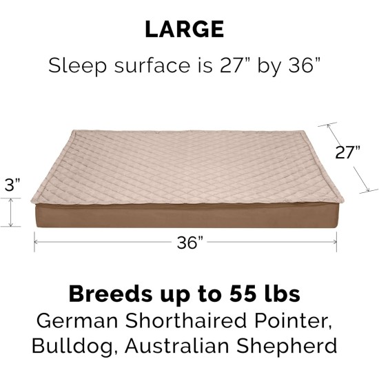 Furhaven Extra Soft Replacement Faux Fur Suede Dog Bed Cover Large Cream Furhaven Extra Soft Replacement Faux Fur Suede Dog Bed Cover Large Cream