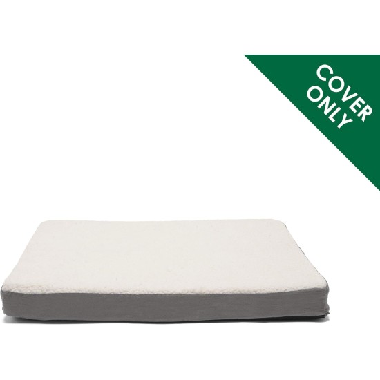 Furhaven Extra Soft Replacement Faux Fur Suede Dog Bed Cover Large Cream Furhaven Extra Soft Replacement Faux Fur Suede Dog Bed Cover Large Cream
