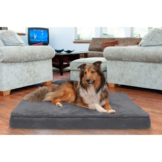 Furhaven Extra Soft Replacement Faux Fur Suede Dog Bed Cover Large Cream Furhaven Extra Soft Replacement Faux Fur Suede Dog Bed Cover Large Cream