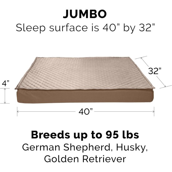 Furhaven Extra Soft Replacement Faux Fur Suede Dog Bed Cover Large Cream Furhaven Extra Soft Replacement Faux Fur Suede Dog Bed Cover Large Cream