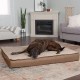 Furhaven Extra Soft Replacement Faux Fur Suede Dog Bed Cover Large Cream Furhaven Extra Soft Replacement Faux Fur Suede Dog Bed Cover Large Cream