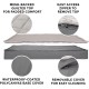 Furhaven Extra Soft Replacement Faux Fur Suede Dog Bed Cover Large Cream Furhaven Extra Soft Replacement Faux Fur Suede Dog Bed Cover Large Cream