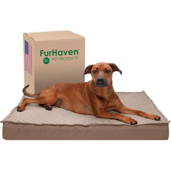 Furhaven Extra Soft Replacement Faux Fur Suede Dog Bed Cover Large Cream Furhaven Extra Soft Replacement Faux Fur Suede Dog Bed Cover Large Cream
