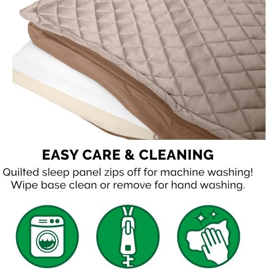 Furhaven Extra Soft Replacement Faux Fur Suede Dog Bed Cover Large Cream Furhaven Extra Soft Replacement Faux Fur Suede Dog Bed Cover Large Cream
