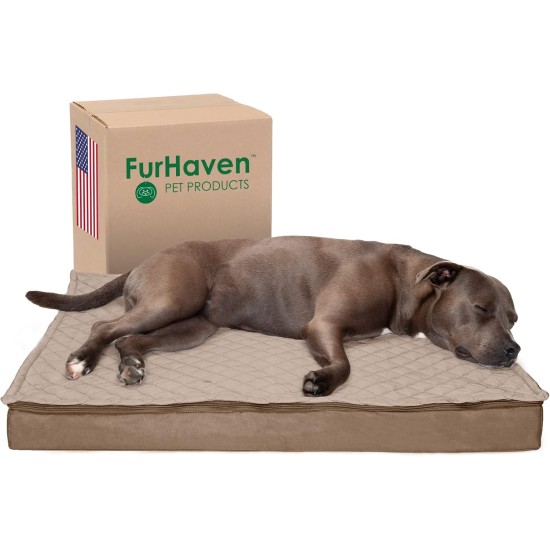 Furhaven Extra Soft Replacement Faux Fur Suede Dog Bed Cover Large Cream Furhaven Extra Soft Replacement Faux Fur Suede Dog Bed Cover Large Cream