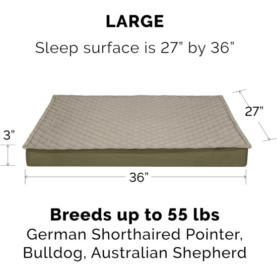 Furhaven Extra Soft Replacement Faux Fur Suede Dog Bed Cover Large Cream Furhaven Extra Soft Replacement Faux Fur Suede Dog Bed Cover Large Cream