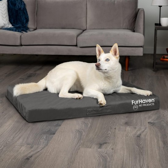 Furhaven Extra Soft Replacement Faux Fur Suede Dog Bed Cover Large Cream Furhaven Extra Soft Replacement Faux Fur Suede Dog Bed Cover Large Cream