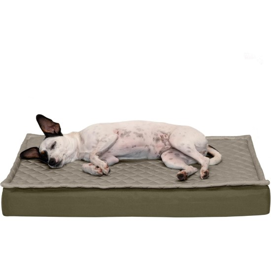 Furhaven Extra Soft Replacement Faux Fur Suede Dog Bed Cover Large Cream Furhaven Extra Soft Replacement Faux Fur Suede Dog Bed Cover Large Cream