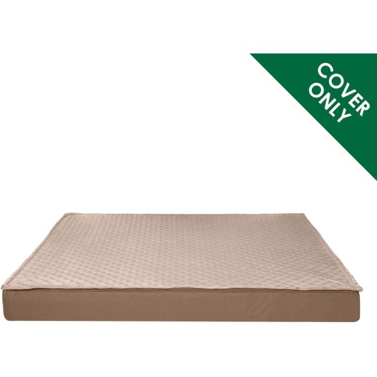Furhaven Extra Soft Replacement Faux Fur Suede Dog Bed Cover Large Cream Furhaven Extra Soft Replacement Faux Fur Suede Dog Bed Cover Large Cream