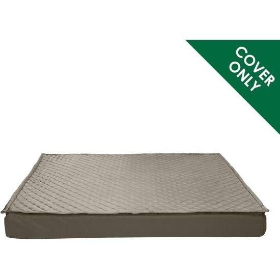 Furhaven Extra Soft Replacement Faux Fur Suede Dog Bed Cover Large Cream Furhaven Extra Soft Replacement Faux Fur Suede Dog Bed Cover Large Cream