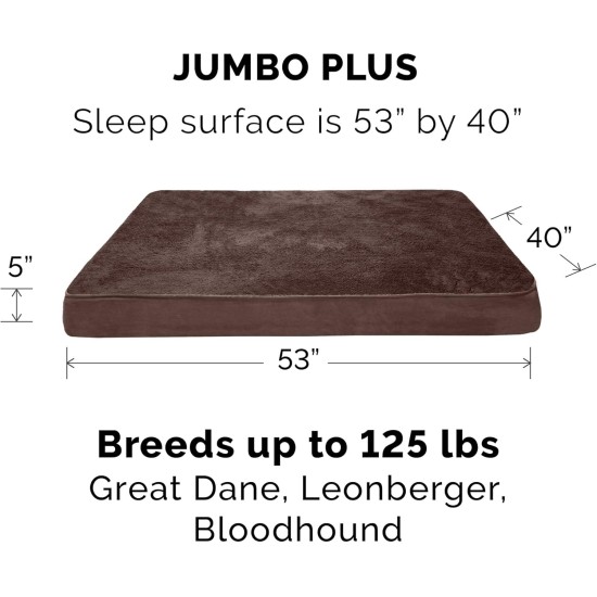 Furhaven Extra Soft Replacement Faux Fur Suede Dog Bed Cover Large Cream Furhaven Extra Soft Replacement Faux Fur Suede Dog Bed Cover Large Cream