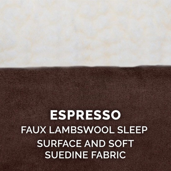 Furhaven Extra Soft Replacement Faux Fur Suede Dog Bed Cover Large Cream Furhaven Extra Soft Replacement Faux Fur Suede Dog Bed Cover Large Cream