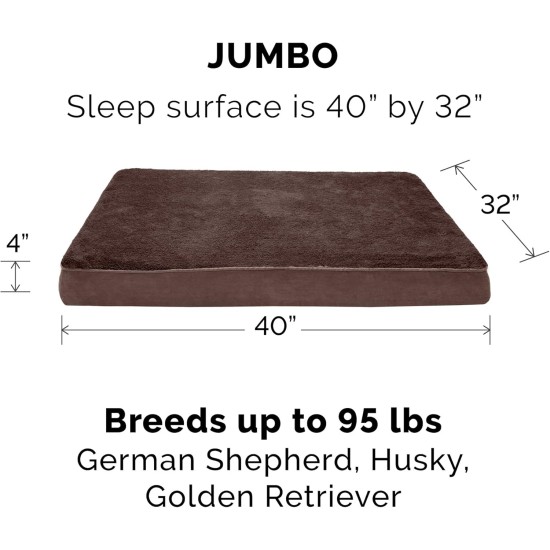 Furhaven Extra Soft Replacement Faux Fur Suede Dog Bed Cover Large Cream Furhaven Extra Soft Replacement Faux Fur Suede Dog Bed Cover Large Cream