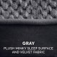 Furhaven Minky Replacement Cover for Dog Bed Plush Velvet Grey Jumbo Plus (XXL) Furhaven Minky Replacement Cover for Dog Bed Plush Velvet Grey Jumbo Plus (XXL)