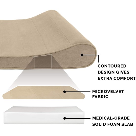 Furhaven Minky Replacement Cover for Dog Bed Plush Velvet Grey Jumbo Plus (XXL) Furhaven Minky Replacement Cover for Dog Bed Plush Velvet Grey Jumbo Plus (XXL)