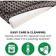 Furhaven Pet Faux Fur & Velvet Memory Top Sofa Pet Bed, Medium, Dark Sage Furhaven Pet Faux Fur & Velvet Memory Top Sofa Pet Bed, Medium, Dark Sage