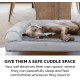 Furhaven Pet Faux Fur & Velvet Memory Top Sofa Pet Bed, Medium, Dark Sage Furhaven Pet Faux Fur & Velvet Memory Top Sofa Pet Bed, Medium, Dark Sage