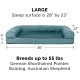 Furhaven Pet Faux Fur & Velvet Memory Top Sofa Pet Bed, Medium, Dark Sage Furhaven Pet Faux Fur & Velvet Memory Top Sofa Pet Bed, Medium, Dark Sage